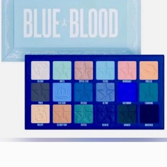 NEW NEVER OPENED JEFFREE STAR BLUE BLOOD ARTISTRY PALETTE - Picture 5 of 10